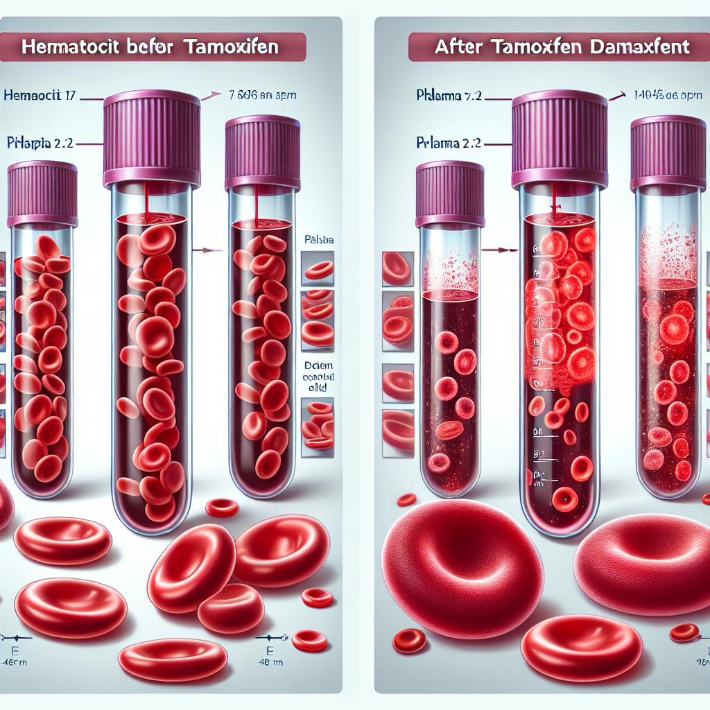 Hematocrit and red blood cell changes from tamoxifene