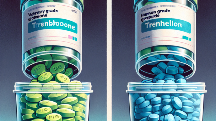 Veterinary vs human grade trenbolone compresse