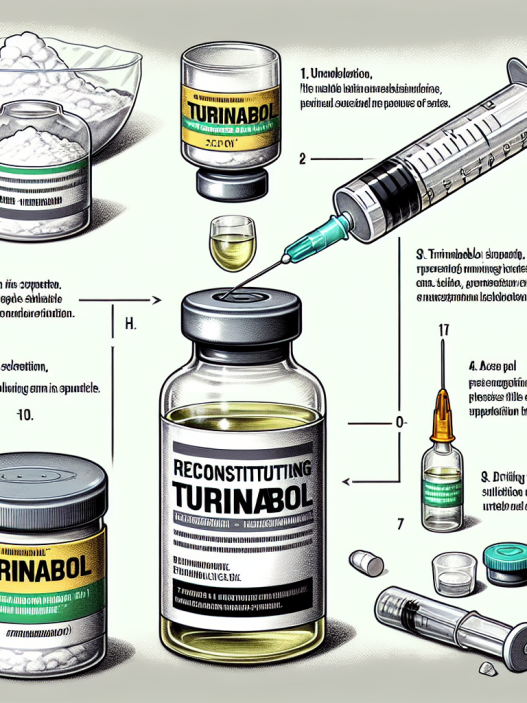 Reconstitution protocol for turinabol iniettabile