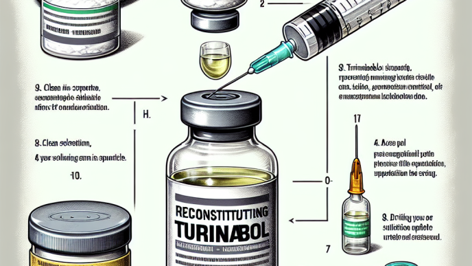 Reconstitution protocol for turinabol iniettabile